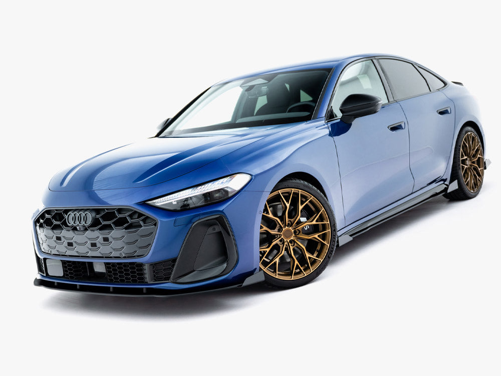 Maxton Design Street PRO Front Splitter + Flaps Audi A5 S-Line / S5 Sedan / Avant B10