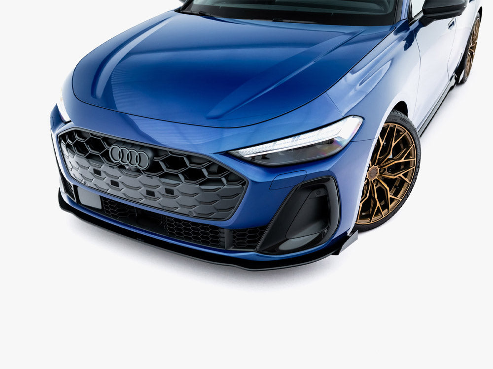 Maxton Design Street PRO Front Splitter + Flaps Audi A5 S-Line / S5 Sedan / Avant B10
