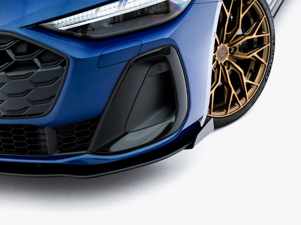 Maxton Design Street PRO Front Splitter + Flaps Audi A5 S-Line / S5 Sedan / Avant B10