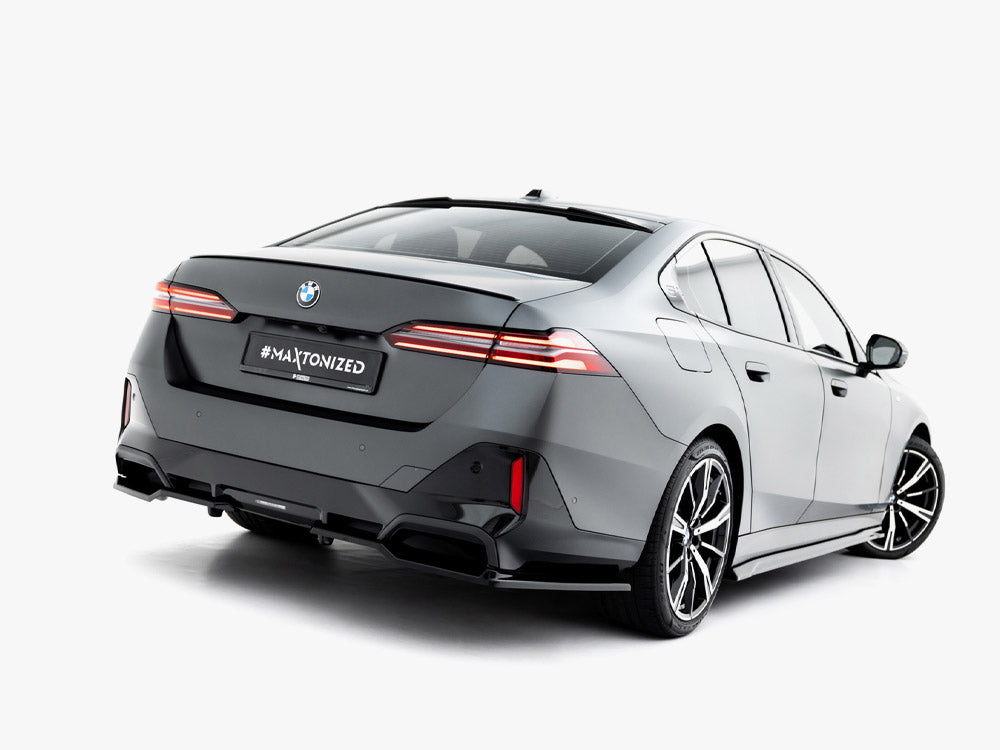Maxton Design Rear Splitter (Vertical Bars) V.2 BMW 5 / i5 M-Pack Sedan / Touring G60 / G61