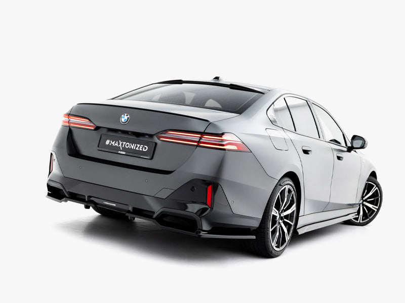 Maxton Design Rear Splitter (Vertical Bars) V.2 BMW 5 / i5 M-Pack Sedan / Touring G60 / G61