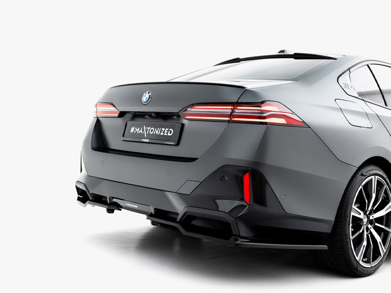 Maxton Design Rear Splitter (Vertical Bars) V.2 BMW 5 / i5 M-Pack Sedan / Touring G60 / G61