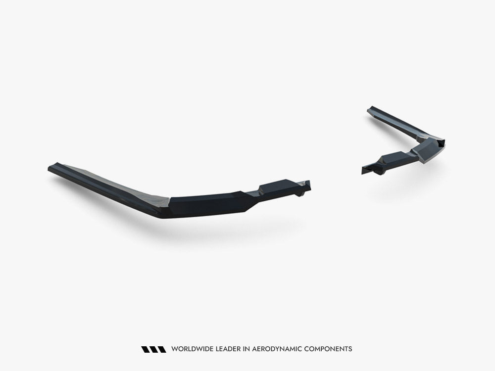 Maxton Design Rear Splitter (Vertical Bars) V.2 BMW 5 / i5 M-Pack Sedan / Touring G60 / G61