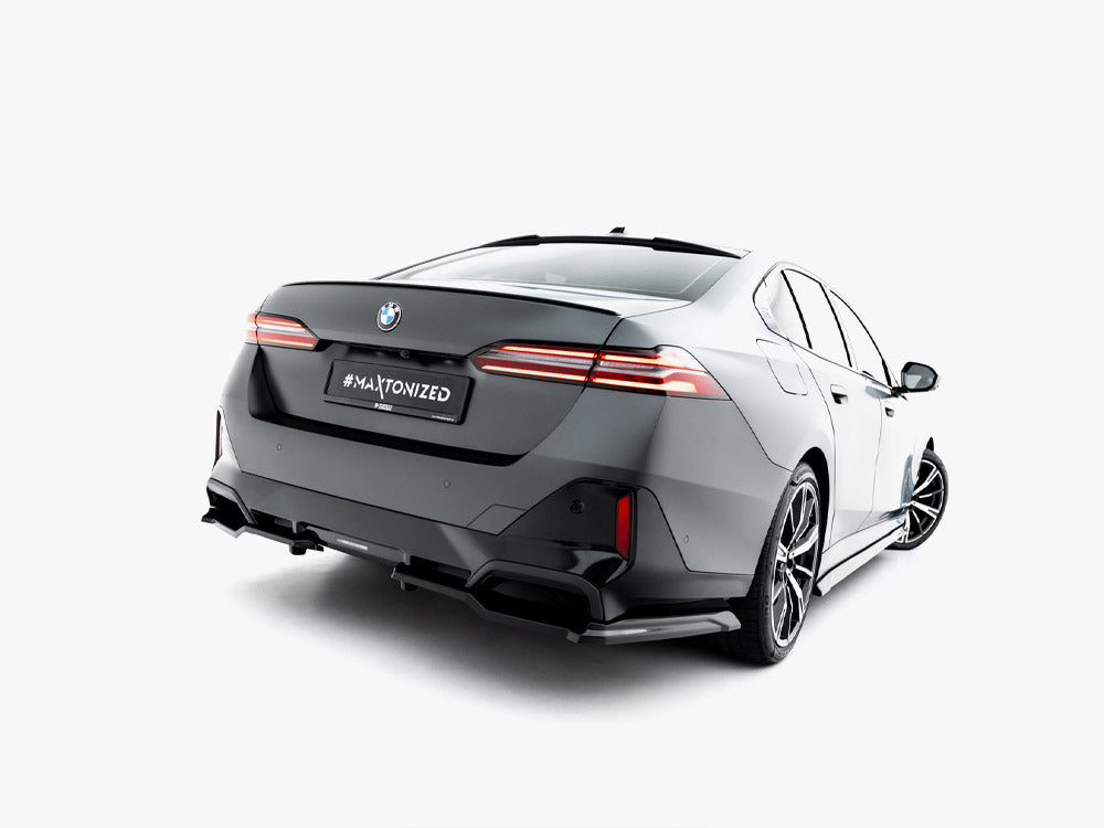 Maxton Design Rear Splitter (Vertical Bars) V.1 BMW 5 / i5 M-Pack Sedan / Touring G60 / G61