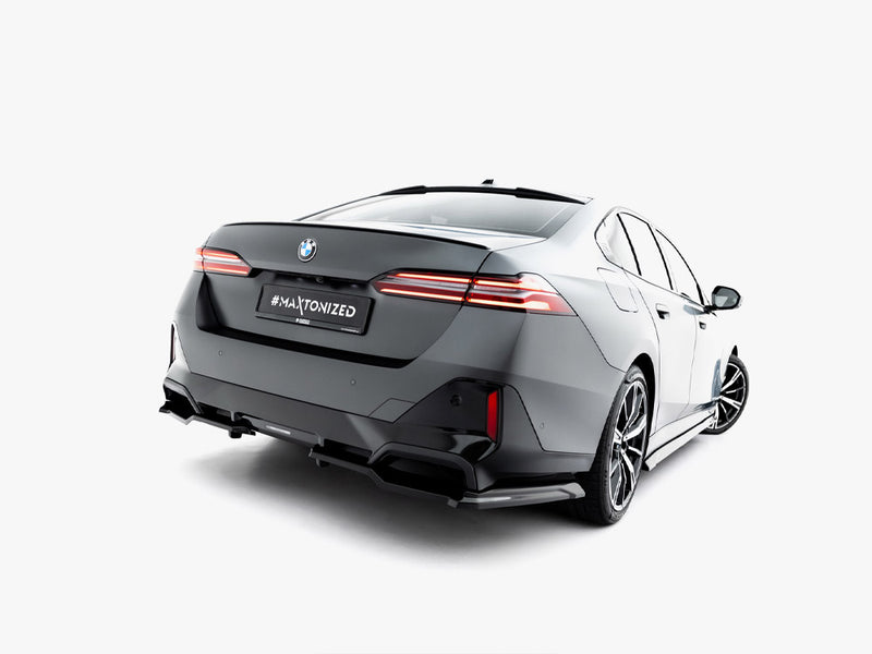 Maxton Design Rear Splitter (Vertical Bars) V.1 BMW 5 / i5 M-Pack Sedan / Touring G60 / G61