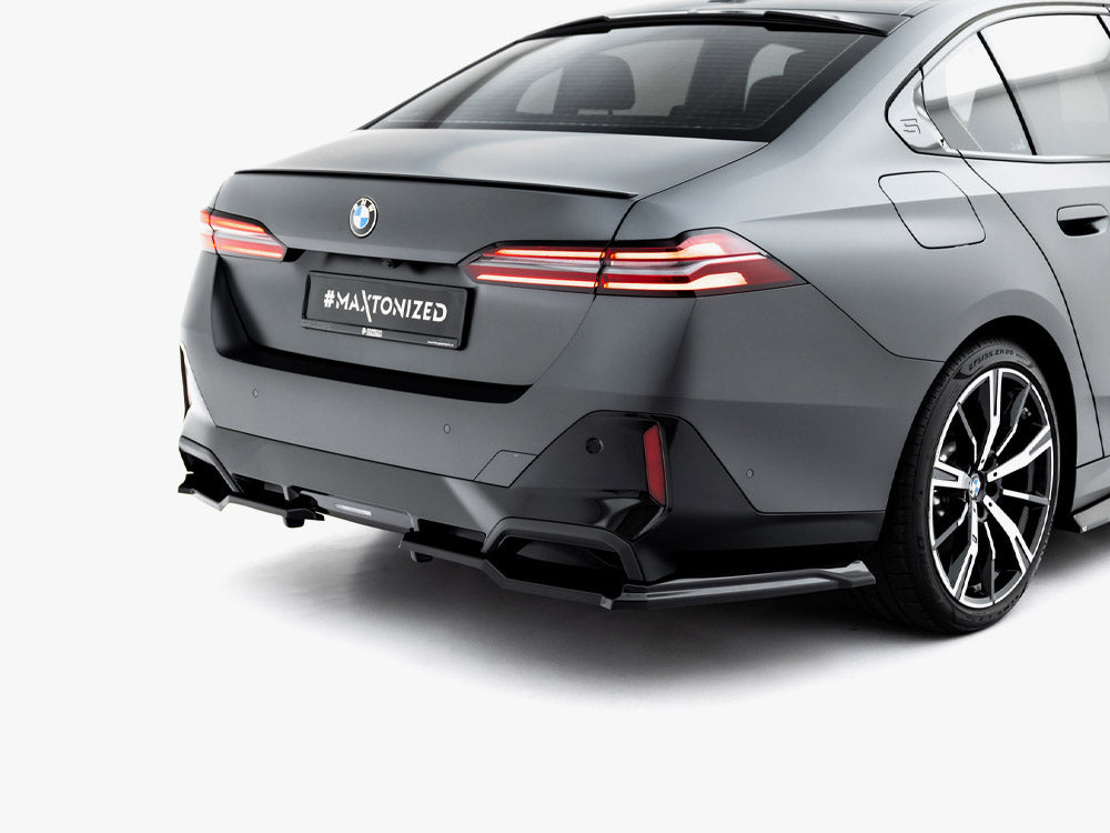 Maxton Design Rear Splitter (Vertical Bars) V.1 BMW 5 / i5 M-Pack Sedan / Touring G60 / G61