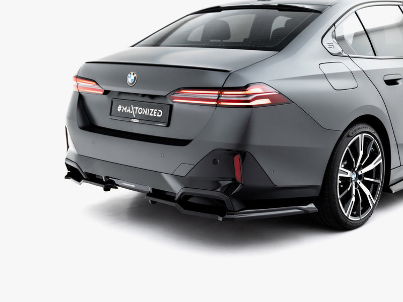 Maxton Design Rear Splitter (Vertical Bars) V.1 BMW 5 / i5 M-Pack Sedan / Touring G60 / G61