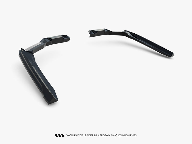 Maxton Design Rear Splitter (Vertical Bars) V.1 BMW 5 / i5 M-Pack Sedan / Touring G60 / G61