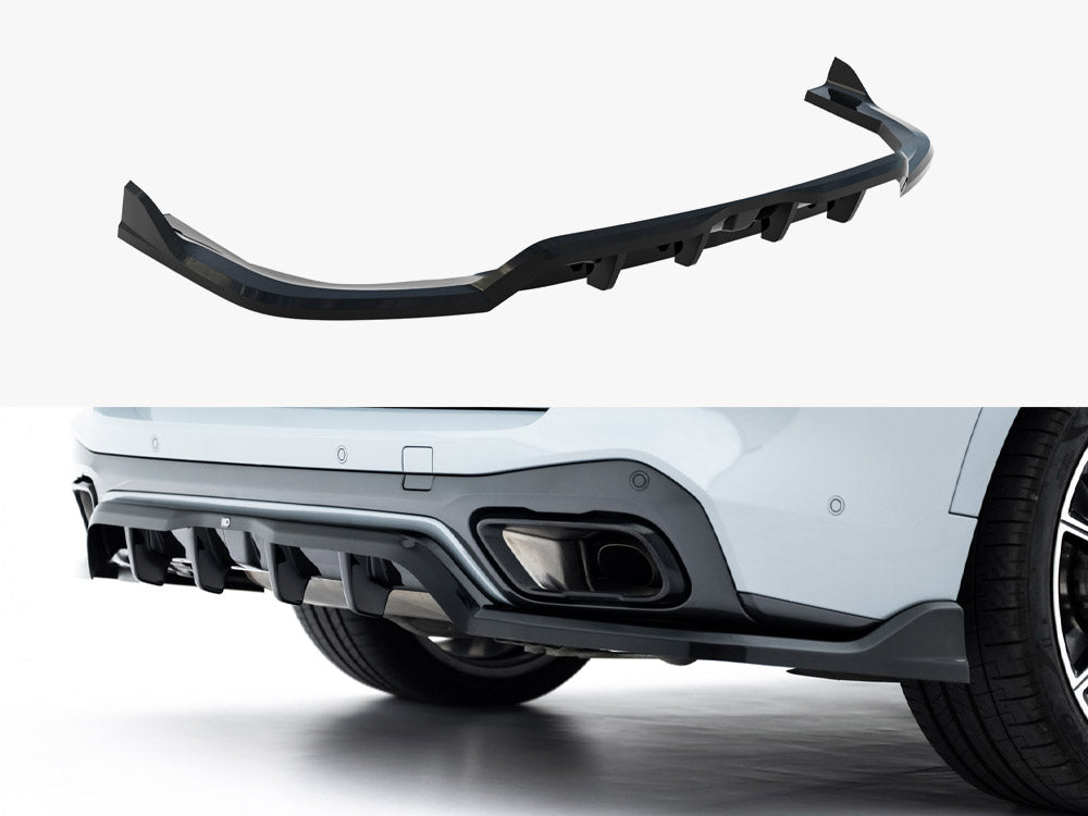 Maxton Design Rear Splitter (Vertical Bars) V.2 BMW X5 M-Pack G05 Facelift