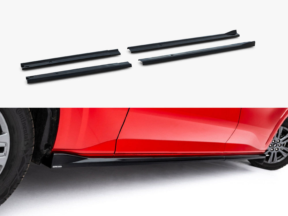 Maxton Design Side Skirts Diffusers Ford Transit Custom L2 / Tourneo Custom L2 Mk2