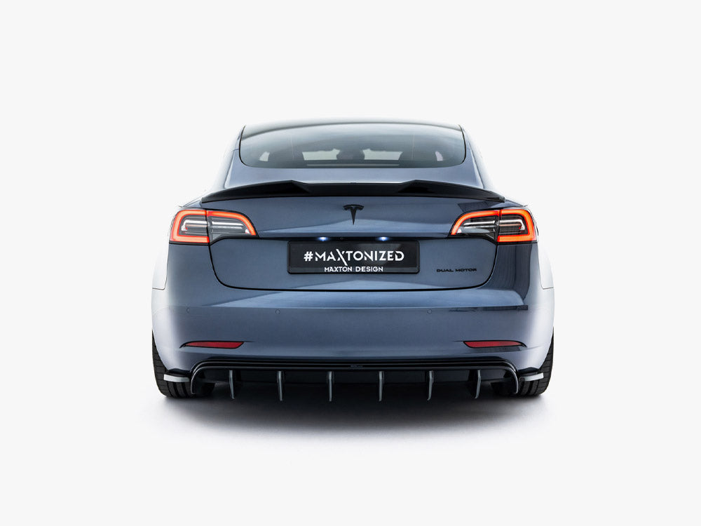 Maxton Design Rear Side Splitters V.2 Tesla Model 3