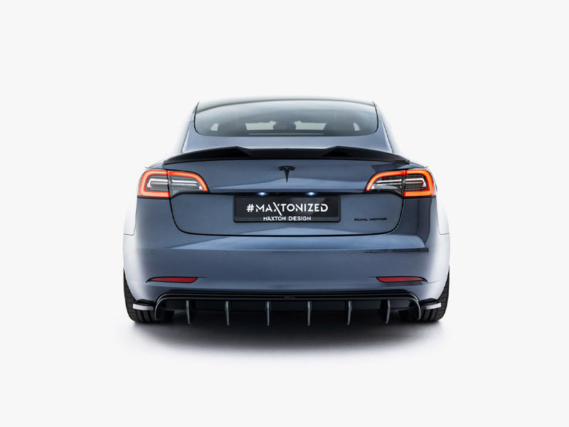 Maxton Design Rear Side Splitters V.2 Tesla Model 3