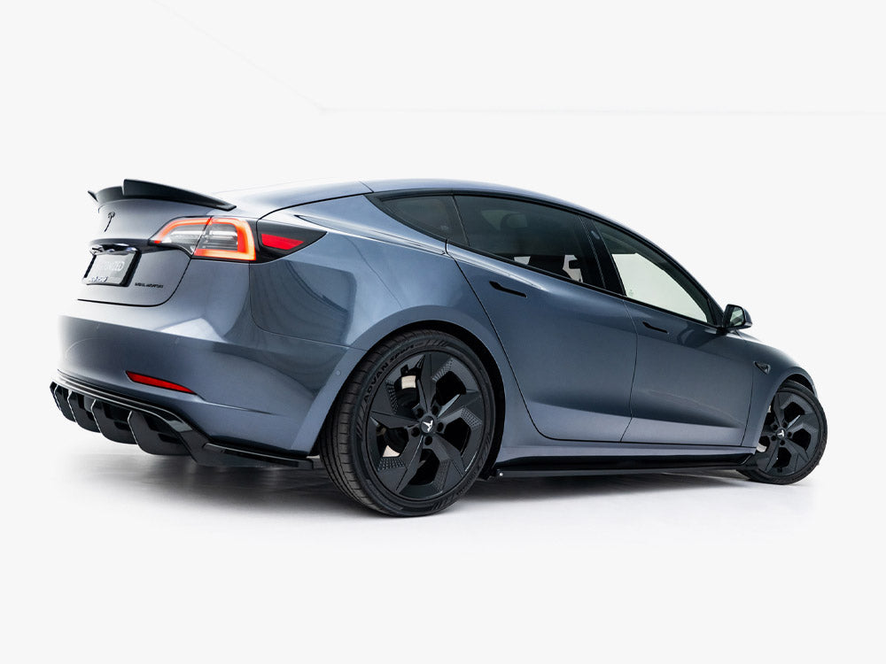 Maxton Design Side Skirts Diffusers V.3 Tesla Model 3 Mk1 / Mk1 Facelift