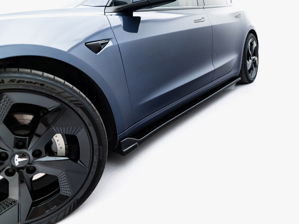 Maxton Design Side Skirts Diffusers V.3 Tesla Model 3 Mk1 / Mk1 Facelift