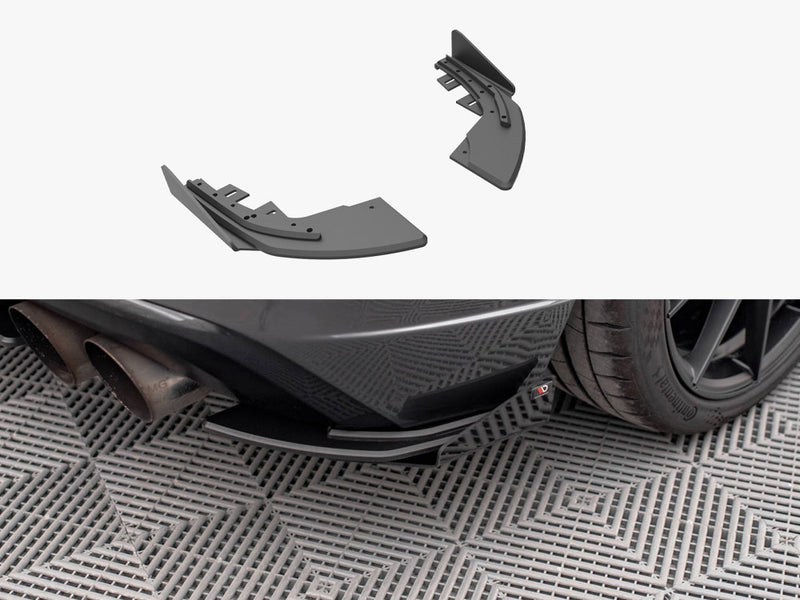 Maxton Design Street PRO Rear Side Splitters (+flaps) Audi S3 Sportback 8V Facelift