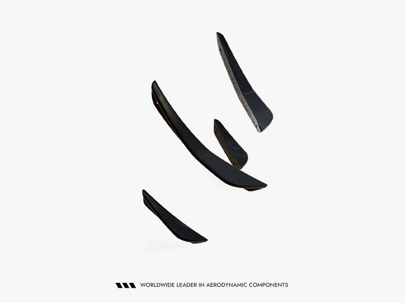 Maxton Design Front Bumper Wings (Canards) Volkswagen Polo GTI Mk6 Facelift