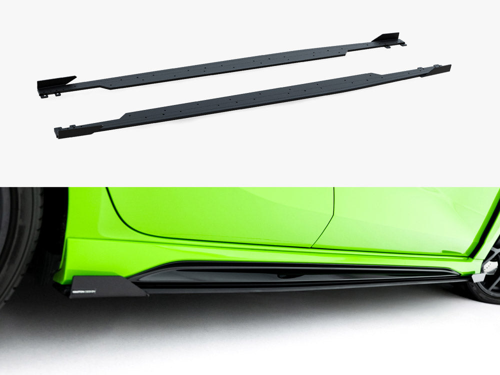 Maxton Design Street PRO Side Skirt Diffusers + Flaps Audi RS3 Sportback 8Y Facelift