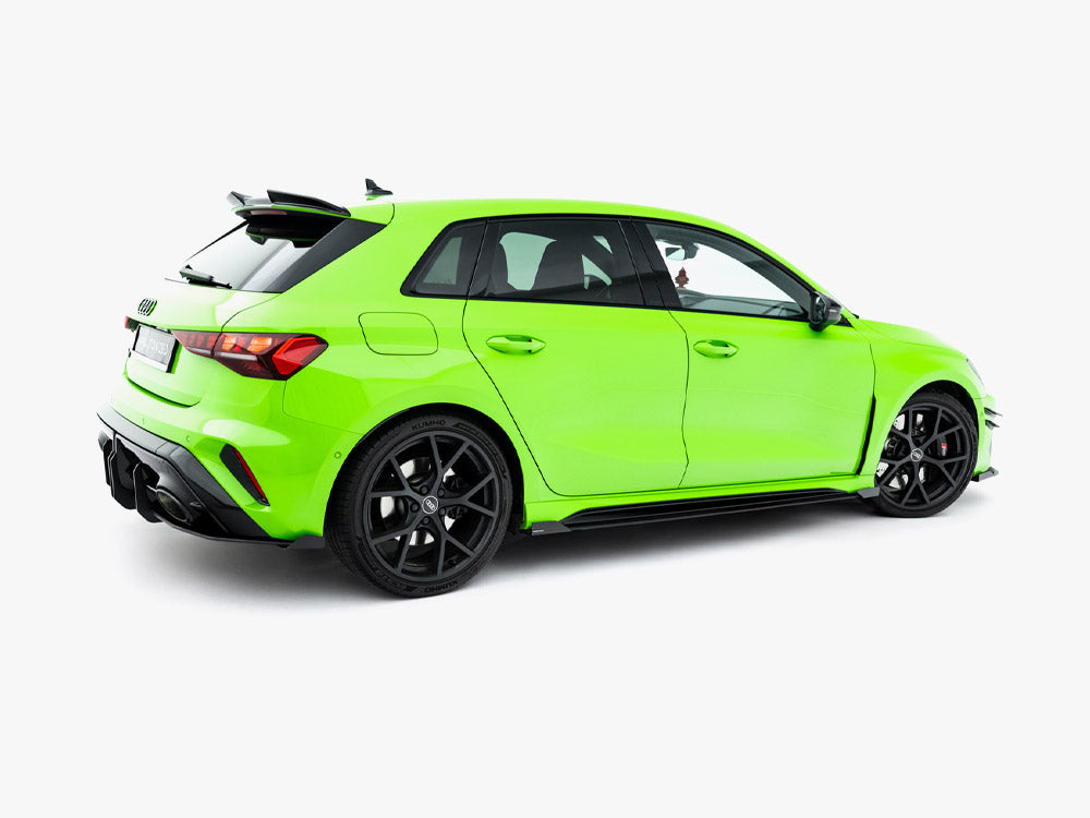 Maxton Design Street PRO Side Skirt Diffusers + Flaps Audi RS3 Sportback 8Y Facelift