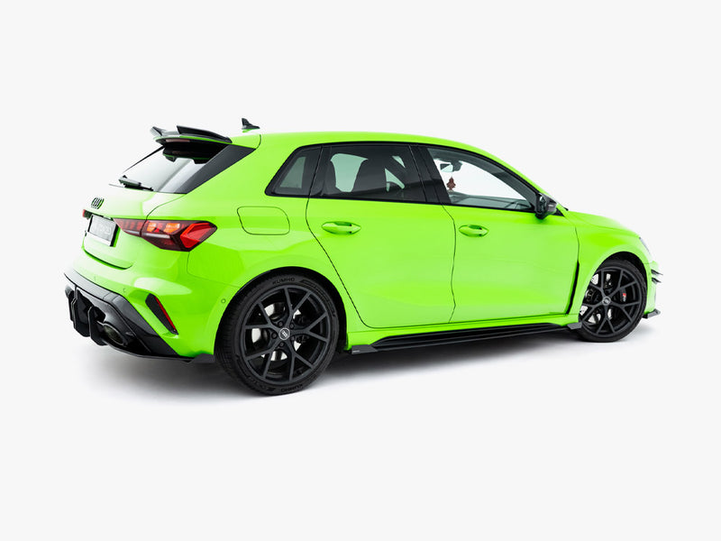 Maxton Design Street PRO Side Skirt Diffusers + Flaps Audi RS3 Sportback 8Y Facelift