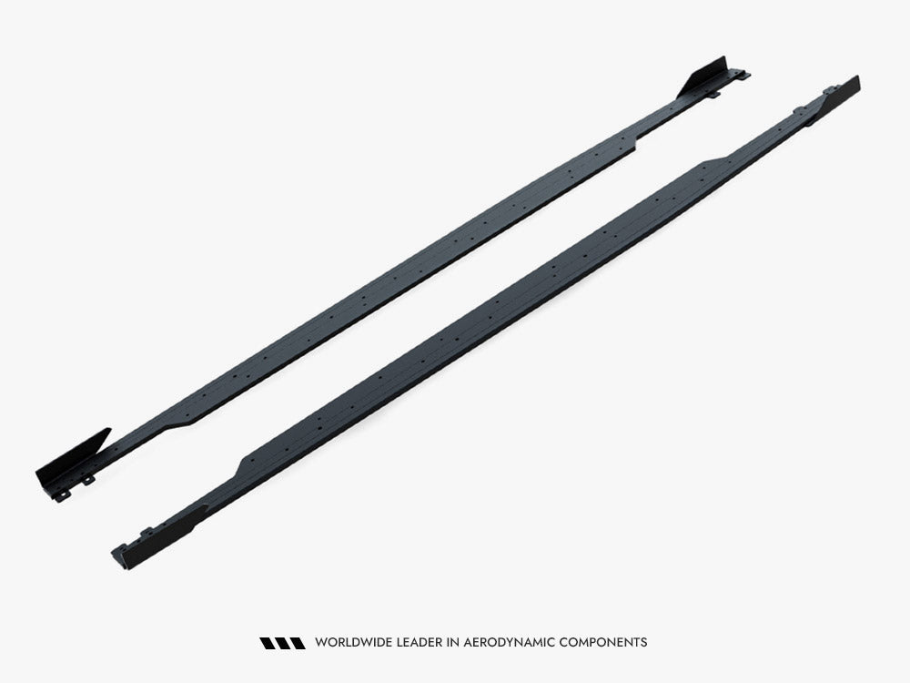 Maxton Design Street PRO Side Skirt Diffusers + Flaps Audi RS3 Sportback 8Y Facelift