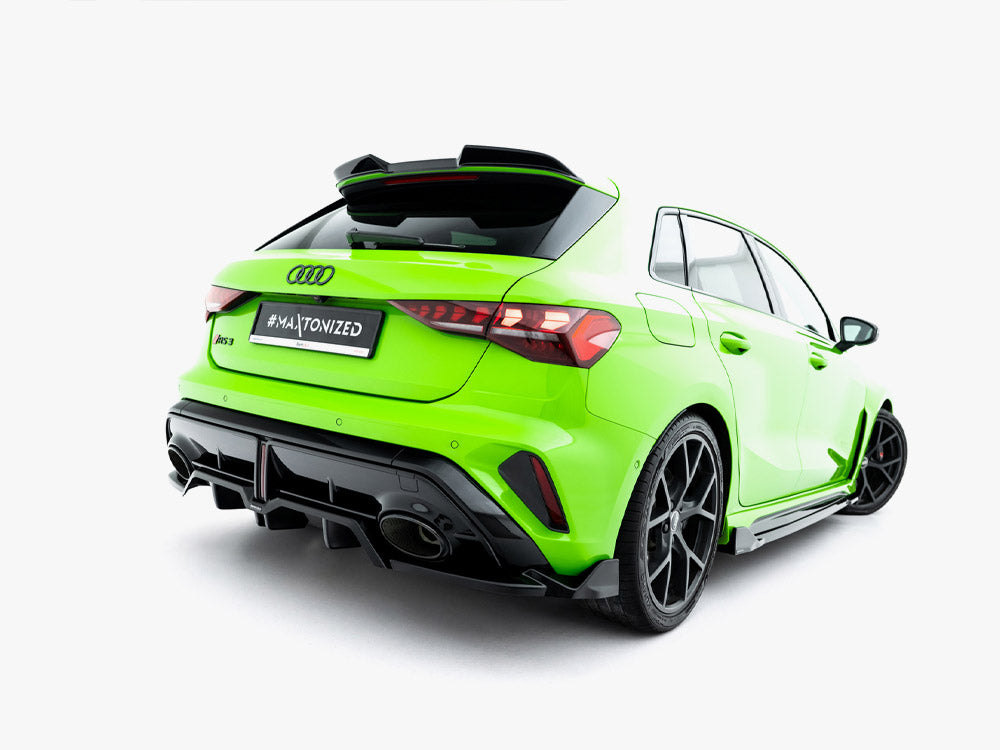Maxton Design Rear Splitter (Vertical Bars) V.3 Audi RS3 Sportback 8Y Facelift