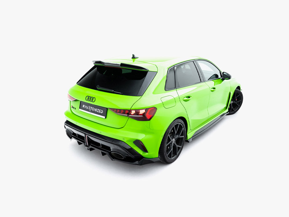 Maxton Design Rear Splitter (Vertical Bars) V.1 Audi RS3 Sportback 8Y Facelift