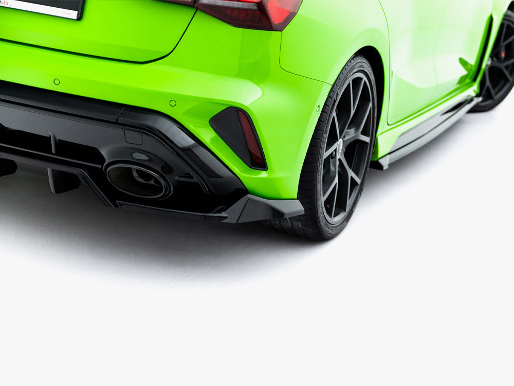 Maxton Design Rear Splitter (Vertical Bars) V.1 Audi RS3 Sportback 8Y Facelift