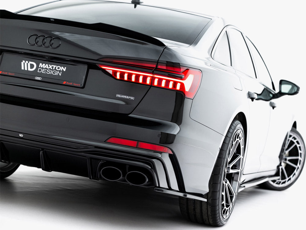 Maxton Design Rear Side Splitters Audi A6 S-Line / S6 C8 / C8 Facelift