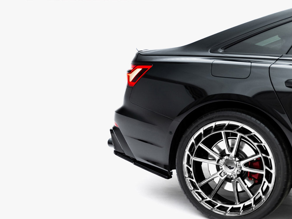 Maxton Design Rear Side Splitters Audi A6 S-Line / S6 C8 / C8 Facelift