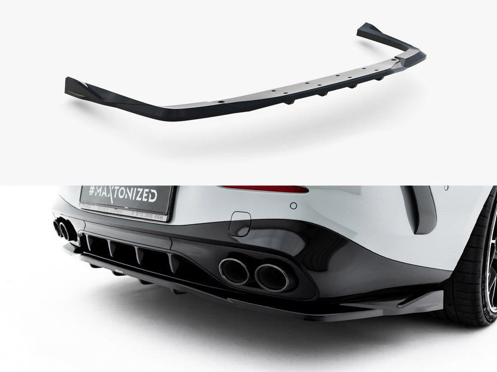 Maxton Design Rear Splitter (Vertical Bars) Mercedes-AMG CLE 53 Aero C236