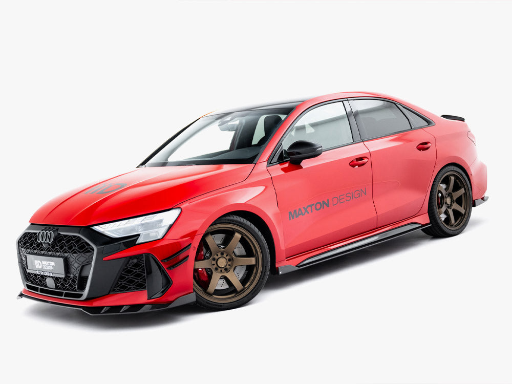 Maxton Design Set of Prepreg Carbon Fiber Side Skirts Audi RS3 Sedan 8Y Facelift