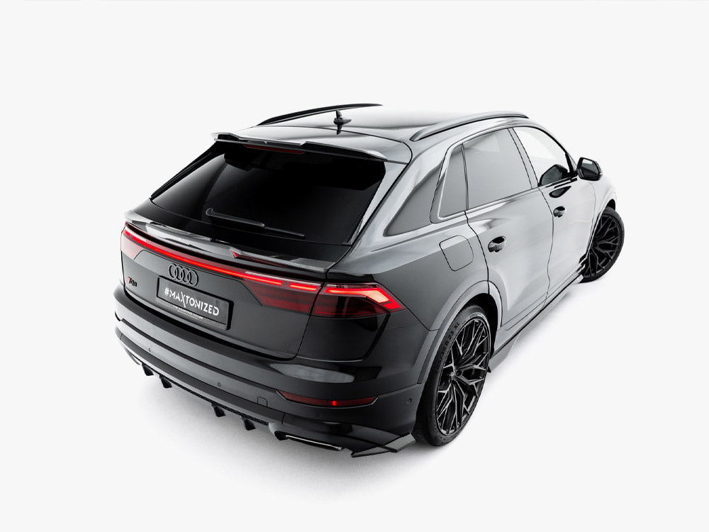 Maxton Design Carbon Fiber Tailgate Spoiler (Upper) Audi SQ8 / Q8 S-Line Mk1 Facelift