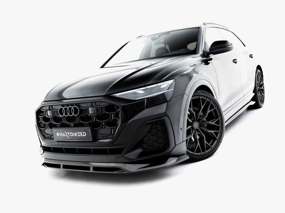 Maxton Design Prepreg Carbon Fiber Front Splitter Audi SQ8 / Q8 S-Line Mk1 Facelift