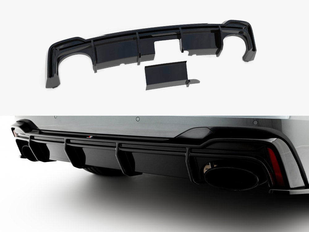 Maxton Design Rear Valance Audi RS6 C8 / C8 Facelift (Version with towbar)