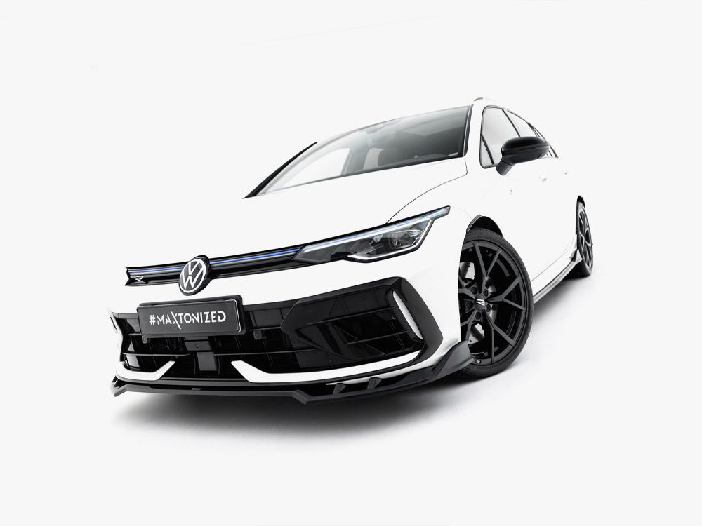 Maxton Design Front Splitter V.1 Volkswagen Golf R Variant Mk8 Facelift