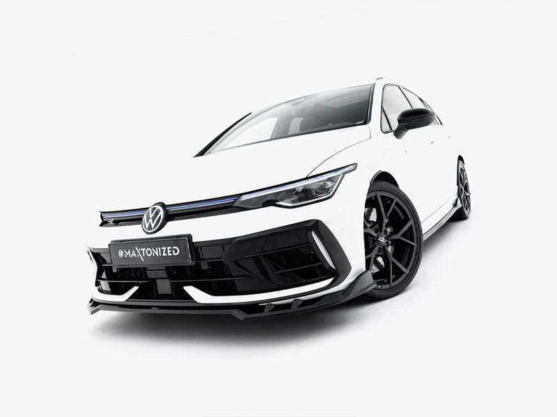 Maxton Design Front Splitter V.1 Volkswagen Golf R Variant Mk8 Facelift
