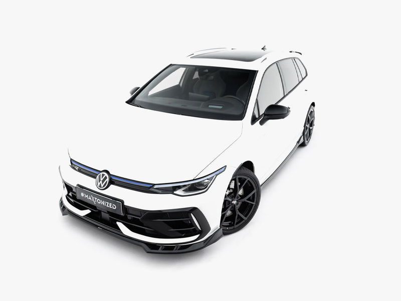 Maxton Design Front Splitter V.1 Volkswagen Golf R Variant Mk8 Facelift
