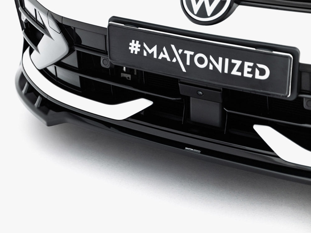 Maxton Design Front Splitter V.1 Volkswagen Golf R Variant Mk8 Facelift