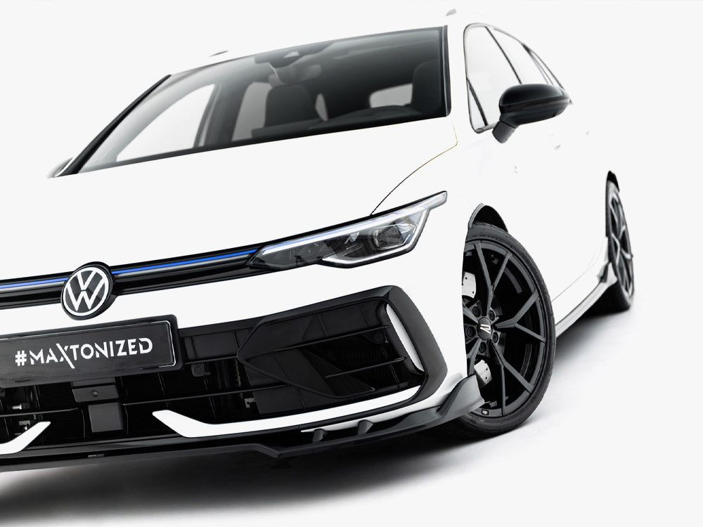 Maxton Design Front Splitter V.1 Volkswagen Golf R Variant Mk8 Facelift