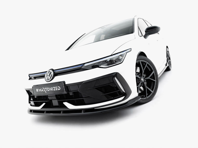 Maxton Design Front Splitter V.2 Volkswagen Golf R Variant Mk8 Facelift