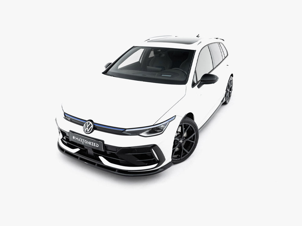 Maxton Design Front Splitter V.2 Volkswagen Golf R Variant Mk8 Facelift