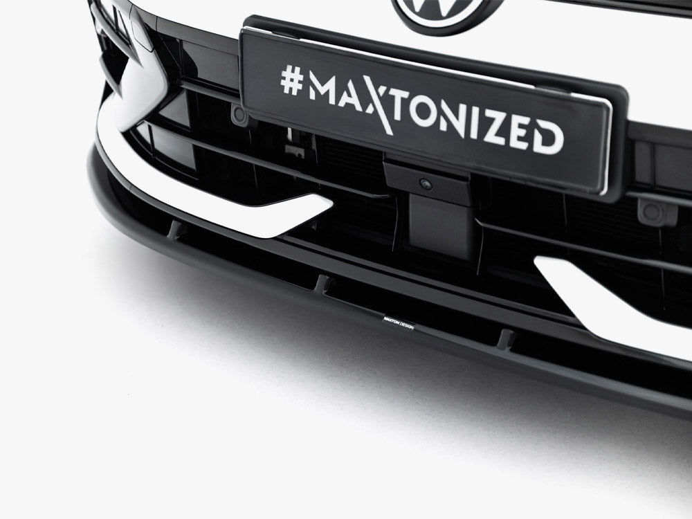 Maxton Design Front Splitter V.2 Volkswagen Golf R Variant Mk8 Facelift