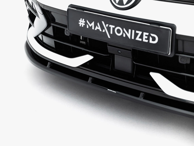 Maxton Design Front Splitter V.2 Volkswagen Golf R Variant Mk8 Facelift