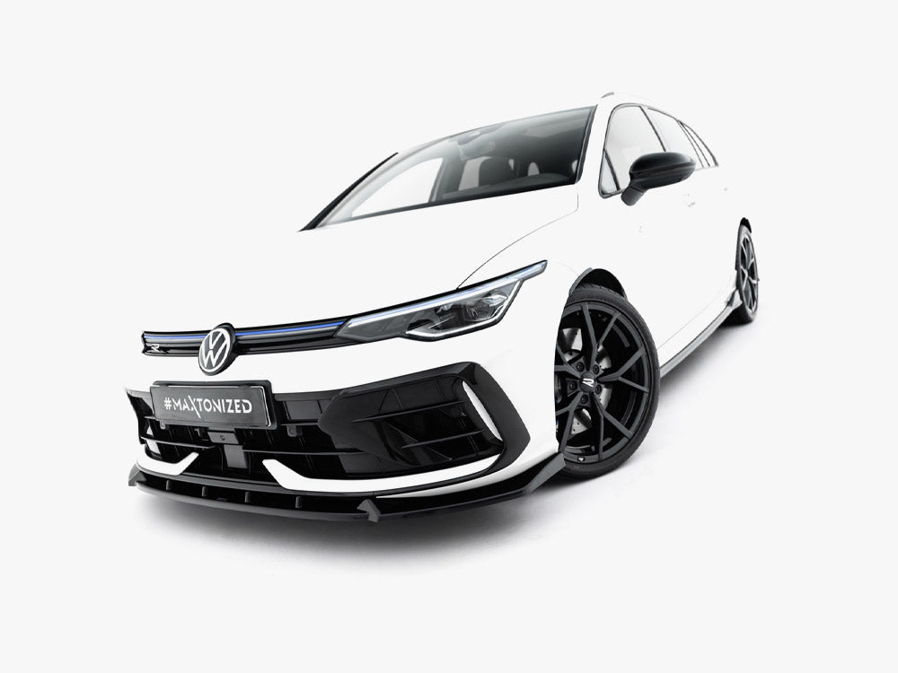 Maxton Design Front Splitter V.3 Volkswagen Golf R Variant Mk8 Facelift