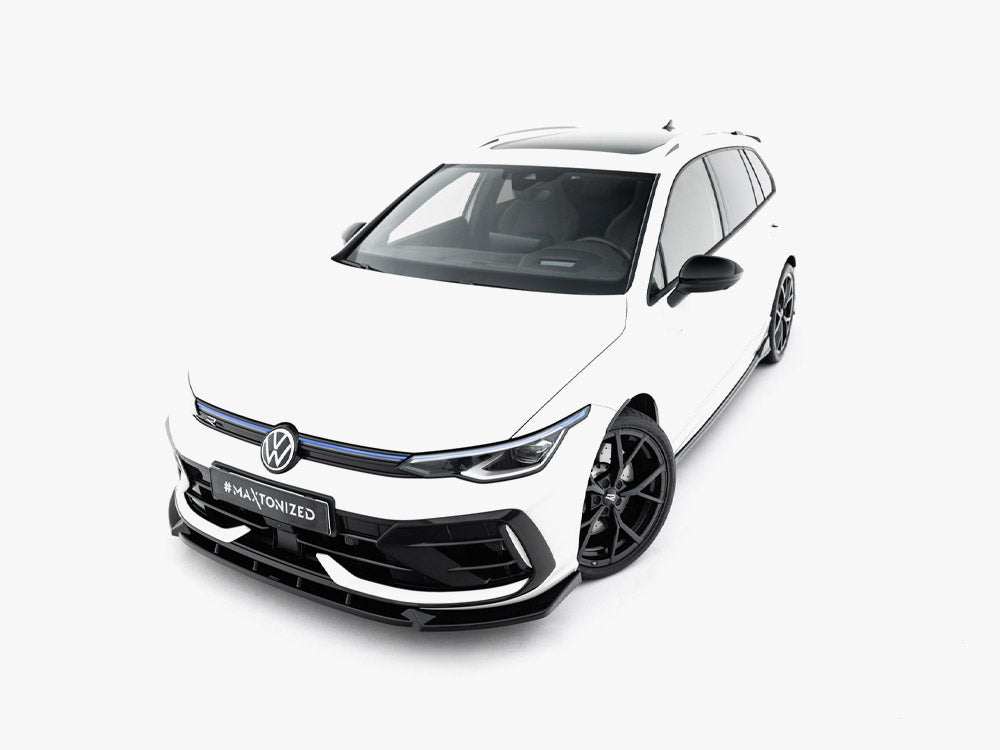 Maxton Design Front Splitter V.3 Volkswagen Golf R Variant Mk8 Facelift