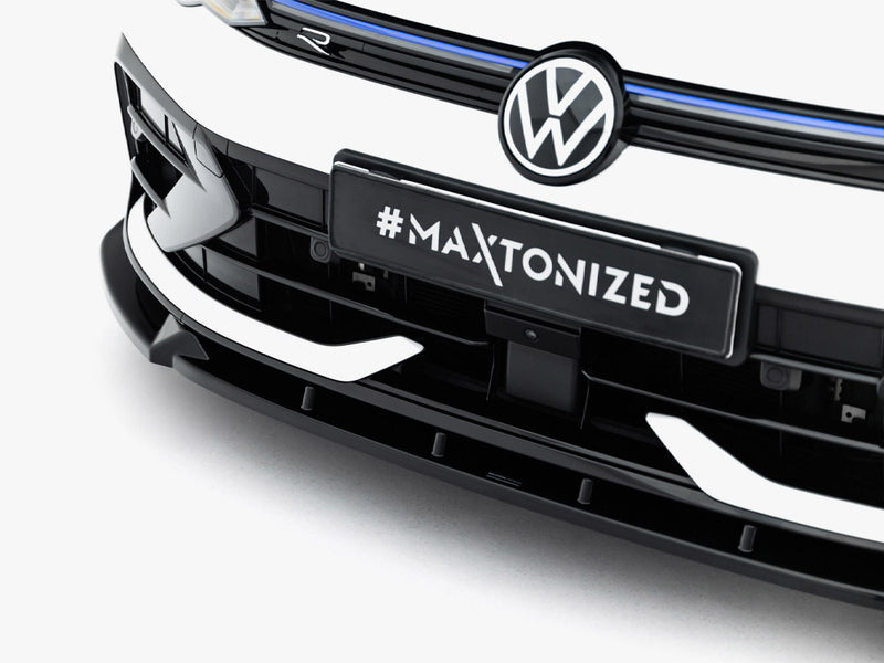 Maxton Design Front Splitter V.3 Volkswagen Golf R Variant Mk8 Facelift