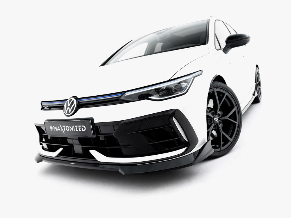 Maxton Design Front Splitter V.4 Volkswagen Golf R Variant Mk8 Facelift