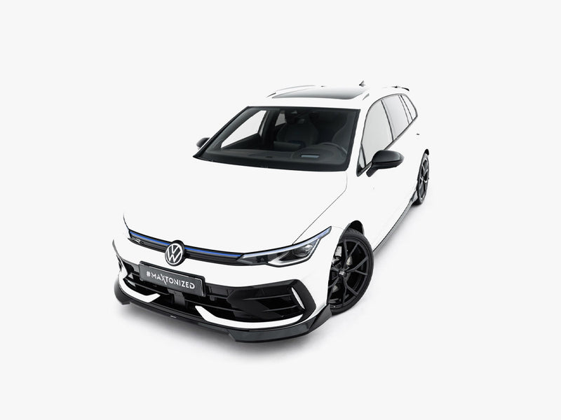 Maxton Design Front Splitter V.4 Volkswagen Golf R Variant Mk8 Facelift
