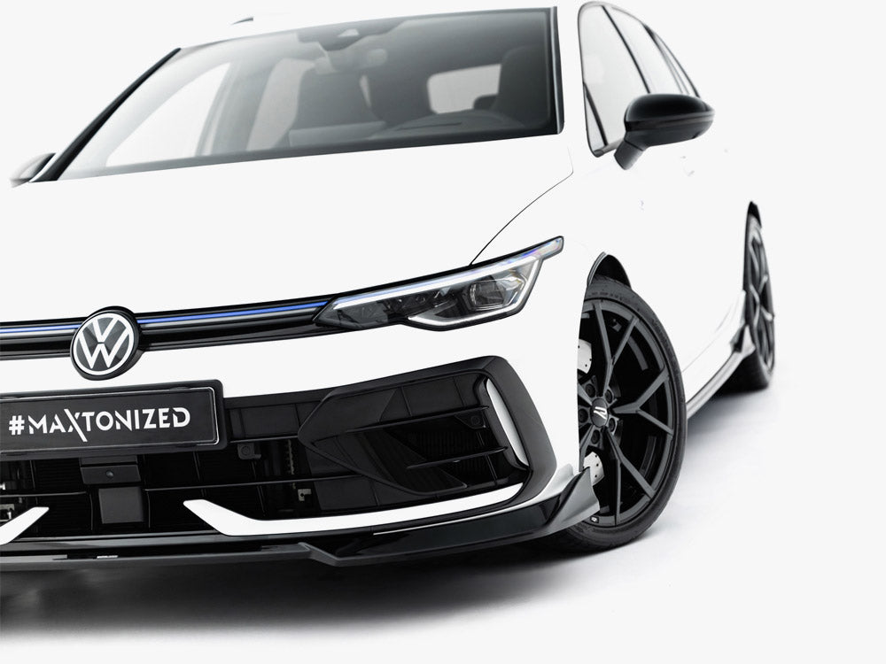 Maxton Design Front Splitter V.4 Volkswagen Golf R Variant Mk8 Facelift