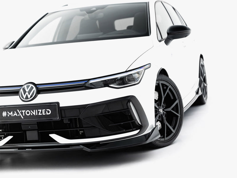 Maxton Design Front Splitter V.4 Volkswagen Golf R Variant Mk8 Facelift